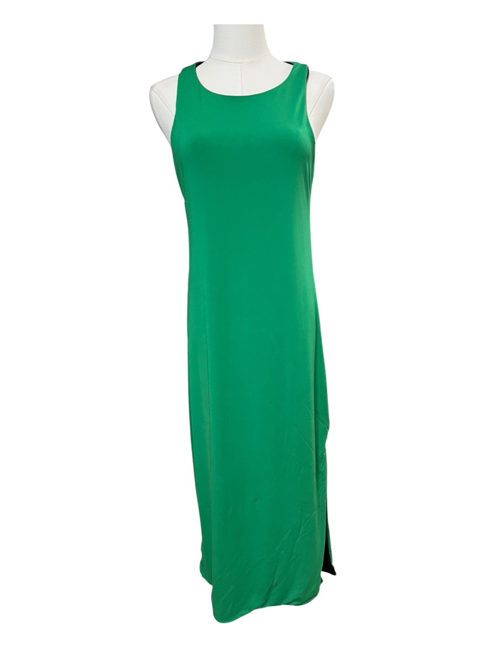 🆕 NWT No Comment Reversible Green & Black Maxi Tank Dress | Size L